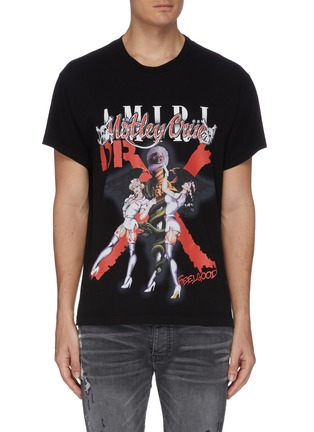 Main View - Click To Enlarge - AMIRI - x Mötley Crüe 'Dr Feel Good' graphic print T-shirt