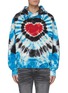 Main View - Click To Enlarge - AMIRI - Heart print tie dye hoodie