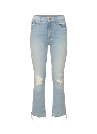 Main View - Click To Enlarge - MOTHER - The Insider Crop Step Fray' jeans