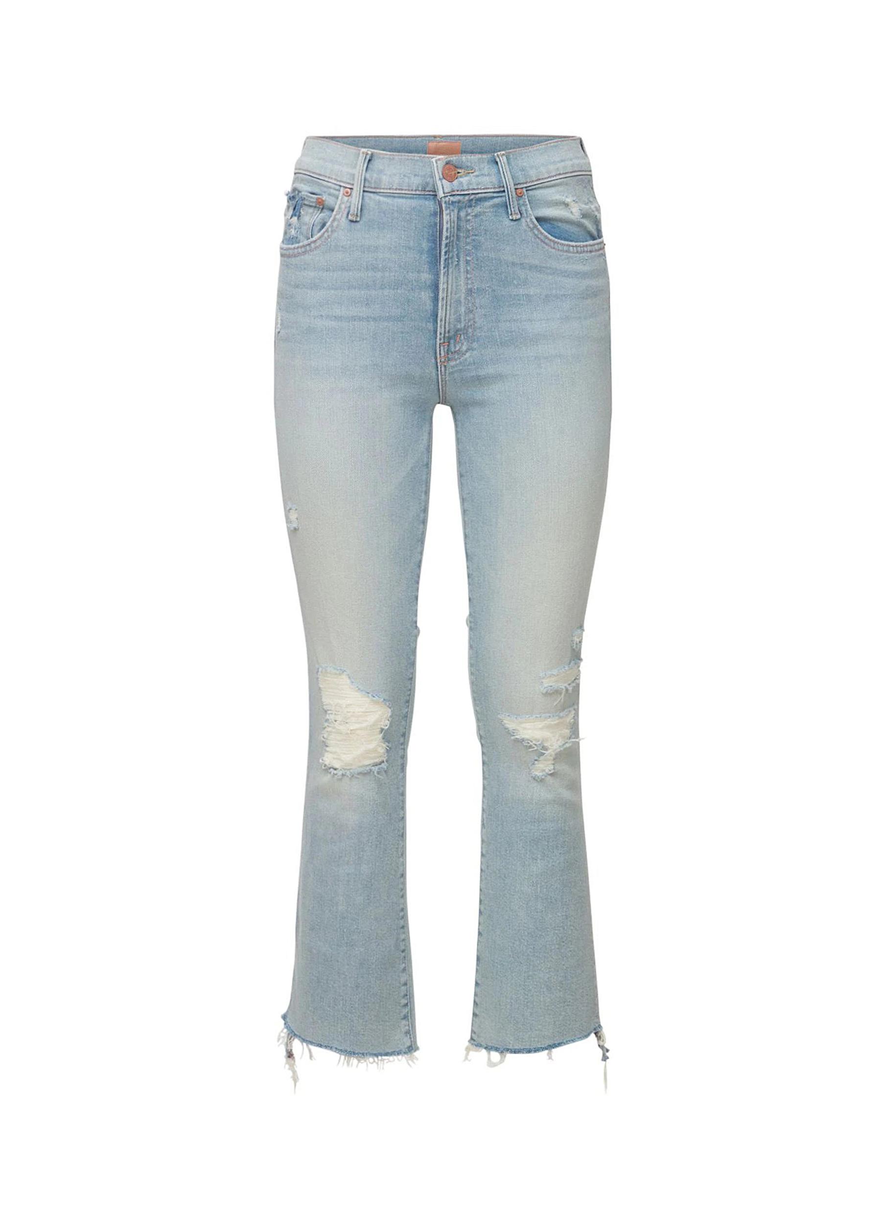 The Insider Crop Step Fray jeans by Mother