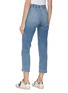 Back View - Click To Enlarge - MOTHER - 'The Springy' Ankle Waistband Jeans