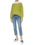 Figure View - Click To Enlarge - MOTHER - 'The Springy' Ankle Waistband Jeans
