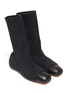 Detail View - Click To Enlarge - GABRIELA HEARST - Contrast toe sock knit ankle boots