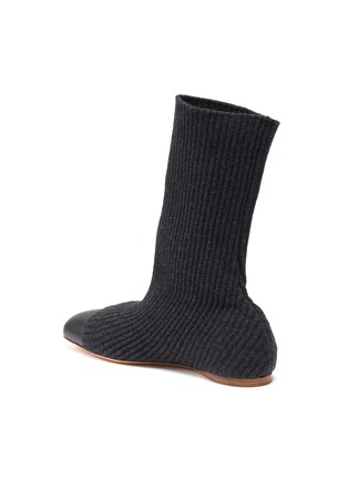  - GABRIELA HEARST - Contrast toe sock knit ankle boots