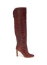 Main View - Click To Enlarge - GABRIELA HEARST - Croc embossed leather boots