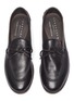 Detail View - Click To Enlarge - HENDERSON - Latex tie leather loafers