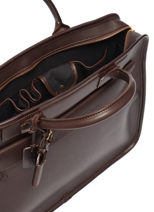Detail View - Click To Enlarge - FELISI - 'Heritage' leather briefcase