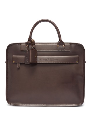 Main View - Click To Enlarge - FELISI - 'Heritage' leather briefcase