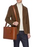 Figure View - Click To Enlarge - MARK CROSS - 'Baker Brief' in leather