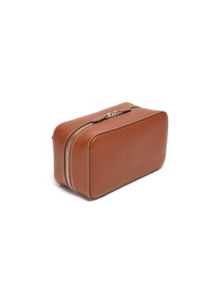 Figure View - Click To Enlarge - MARK CROSS - Leather wash bag