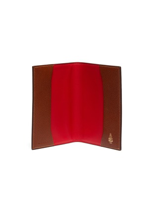 Figure View - Click To Enlarge - MARK CROSS - Logo print leather passport cover