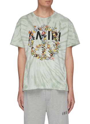 Main View - Click To Enlarge - AMIRI - 'Peace Butterfly' Graphic Print T-shirt