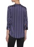 Back View - Click To Enlarge - L'AGENCE - 'Aoki' stripe silk blouse