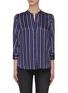 Main View - Click To Enlarge - L'AGENCE - 'Aoki' stripe silk blouse