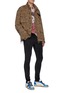 Figure View - Click To Enlarge - AMIRI - Velour skinny stack pants