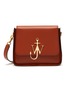 Main View - Click To Enlarge - JW ANDERSON - Logo plate leather crossbody bag