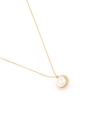 Figure View - Click To Enlarge - TASAKI - 'Arlequin' freshwater pearl 18k yellow gold pendant