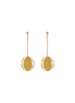 Main View - Click To Enlarge - TASAKI - 'Wedge' freshwater pearl 18k yellow gold single earring