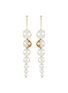 Main View - Click To Enlarge - TASAKI - 'Balance' freshwater pearl 18k yellow gold drop earrings