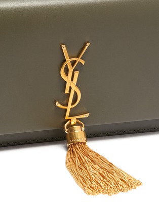  - SAINT LAURENT - 'Kate' monogram embellished tassel chain wallet