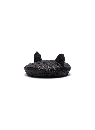Figure View - Click To Enlarge - MAISON MICHEL - 'Billy Ears' sequinned beret