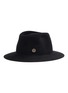 Main View - Click To Enlarge - MAISON MICHEL - 'André' furfelt chain and signet ring trilby hat