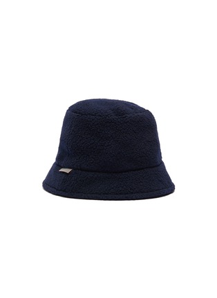 Figure View - Click To Enlarge - MAISON MICHEL - 'Souna' fleece bucket hat