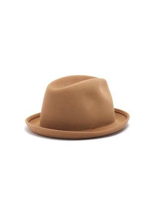 Figure View - Click To Enlarge - MAISON MICHEL - 'Ygor' signet ring felt hat