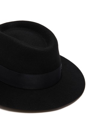 Detail View - Click To Enlarge - MAISON MICHEL - 'André' shearling fedora hat