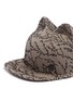 Detail View - Click To Enlarge - MAISON MICHEL - 'Jamie' lace trim felt cat ear hat