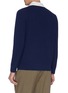 Back View - Click To Enlarge - DREYDEN - 'Dean' insert collar rib knit cashmere sweater