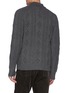  - DREYDEN - 'The Capital' shawl collar cable knit cashmere cardigan