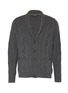 Main View - Click To Enlarge - DREYDEN - 'The Capital' shawl collar cable knit cashmere cardigan