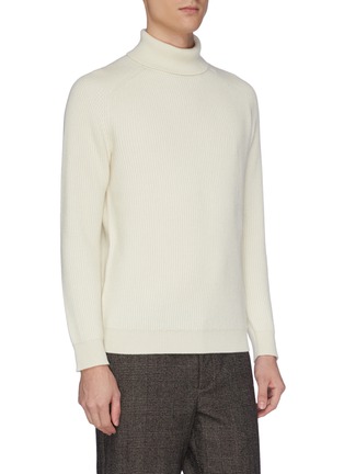 Detail View - Click To Enlarge - DREYDEN - 'Cecil' unisex turtleneck cashmere sweater