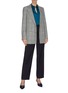 Figure View - Click To Enlarge - BLAZÉ MILANO - 'Everyday' check double breast blazer