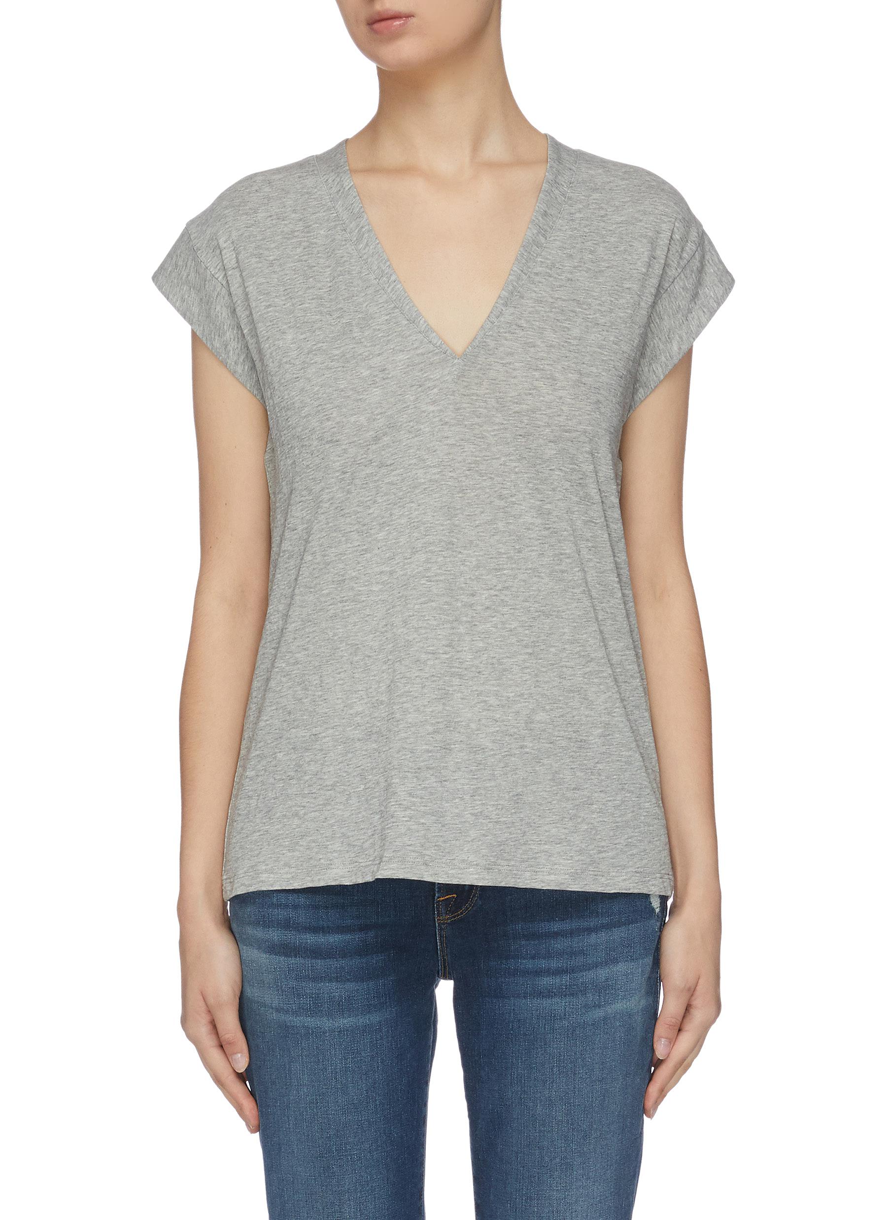 v neck t