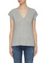 Main View - Click To Enlarge - FRAME - Mid rise V neck T-shirt