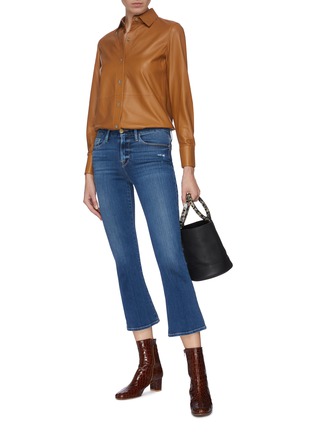 Figure View - Click To Enlarge - FRAME - 'Le crop mini boot' jeans