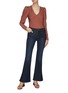 Figure View - Click To Enlarge - FRAME - 'Le Pixie High Flare' jeans