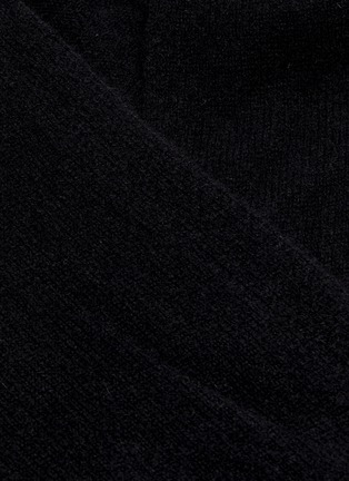 - FRAME - Mock wrap cashmere wool blend sweater