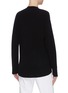 Back View - Click To Enlarge - FRAME - Mock wrap cashmere wool blend sweater
