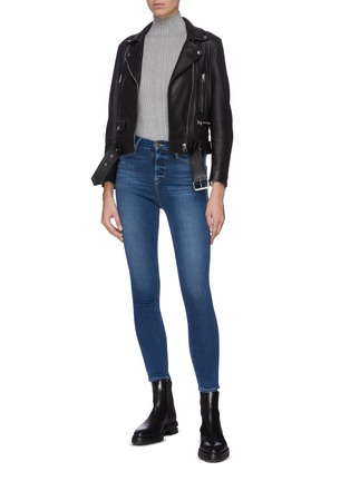 Figure View - Click To Enlarge - FRAME - 'Le high skinny' jeans