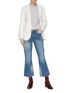 Figure View - Click To Enlarge - FRAME - 'Le Sylvie' patchwork flared jeans
