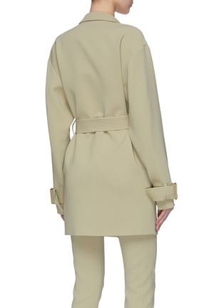 Back View - Click To Enlarge - DION LEE - 'Cocoon' belted jacket