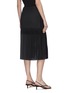 Back View - Click To Enlarge - DION LEE - 'Godet' pleated midi skirt