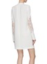 Back View - Click To Enlarge - DION LEE - Lace panel mini dress