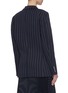 Back View - Click To Enlarge - DION LEE - Pinstripe double breasted blazer
