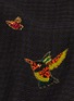 Detail View - Click To Enlarge - JANAVI - 'Birds' bead embroidered check plaid scarf