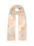 Main View - Click To Enlarge - JANAVI - 'Shades' graphic embroidered scarf