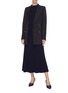 Figure View - Click To Enlarge - GABRIELA HEARST - 'Clare' mock neck wool knit dress